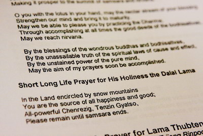Guru Puja & Doa Panjang Umur untuk Yang Mulia Dalai Lama