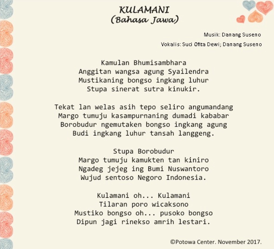 Kulamani Jawa Lirik