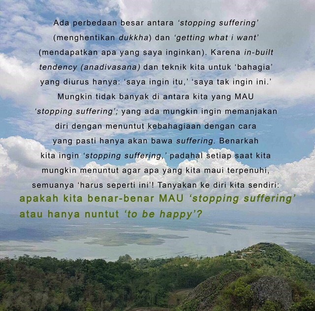 Stop Suffering Want To Be Happy